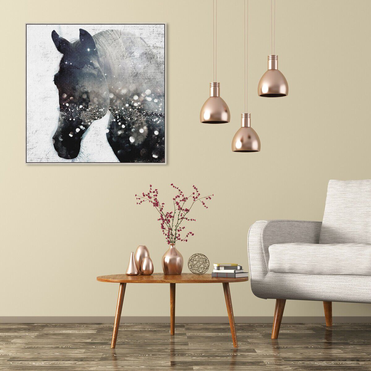 40x40/Framed Canvas/CFL