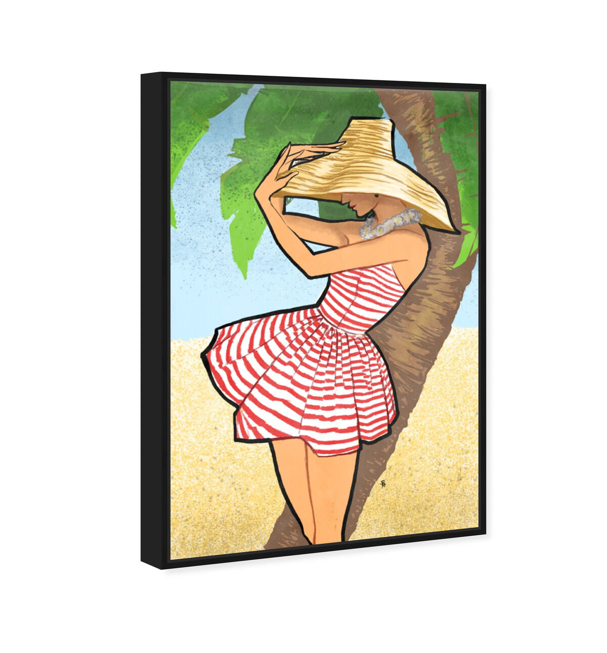 36x54/Framed Canvas/BFL