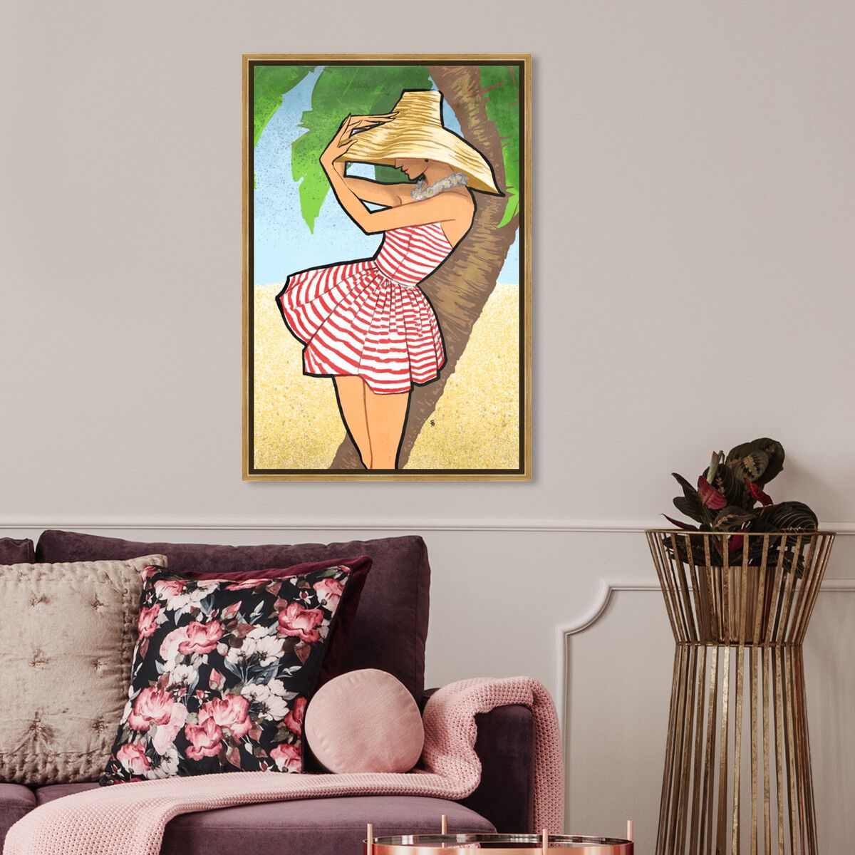 36x54/Framed Canvas/PSGLD