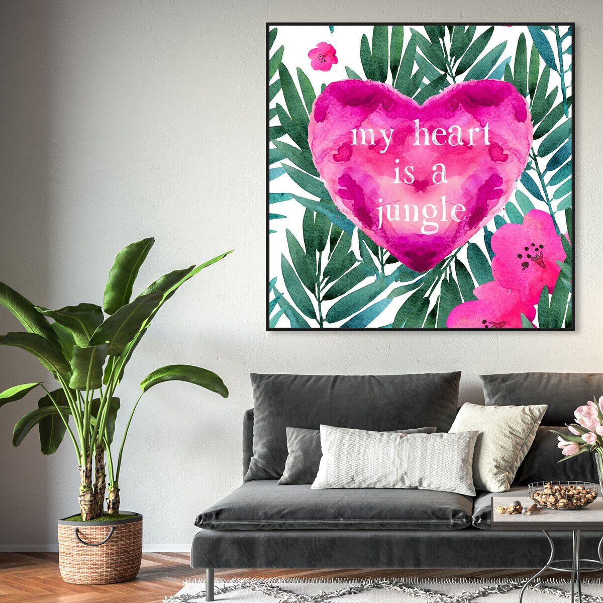 40x40/Framed Canvas/BFL