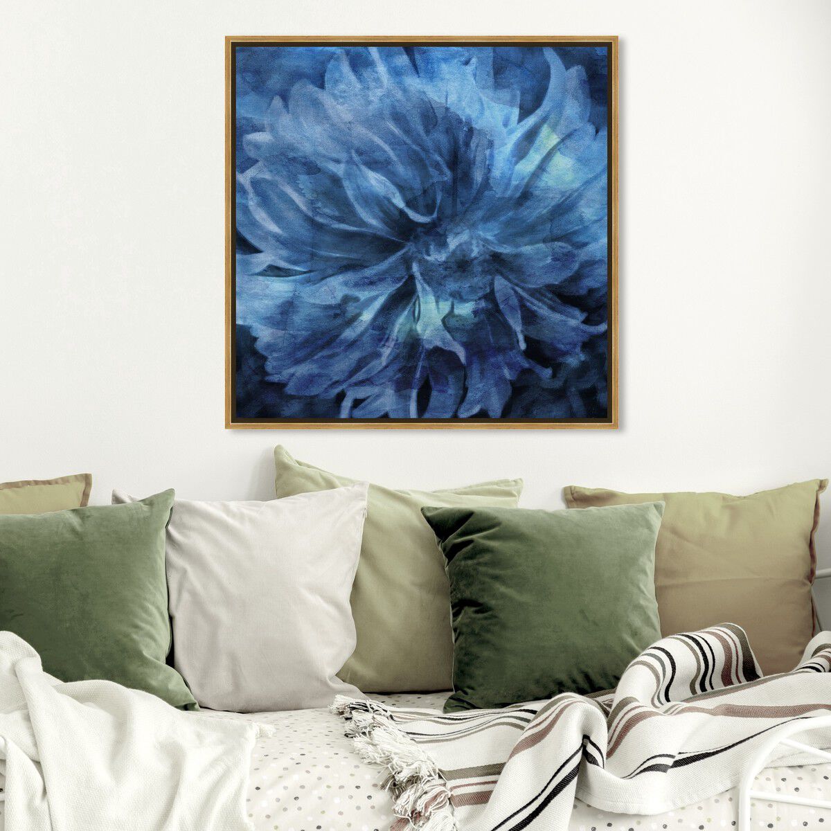 40x40/Framed Canvas/PSGLD