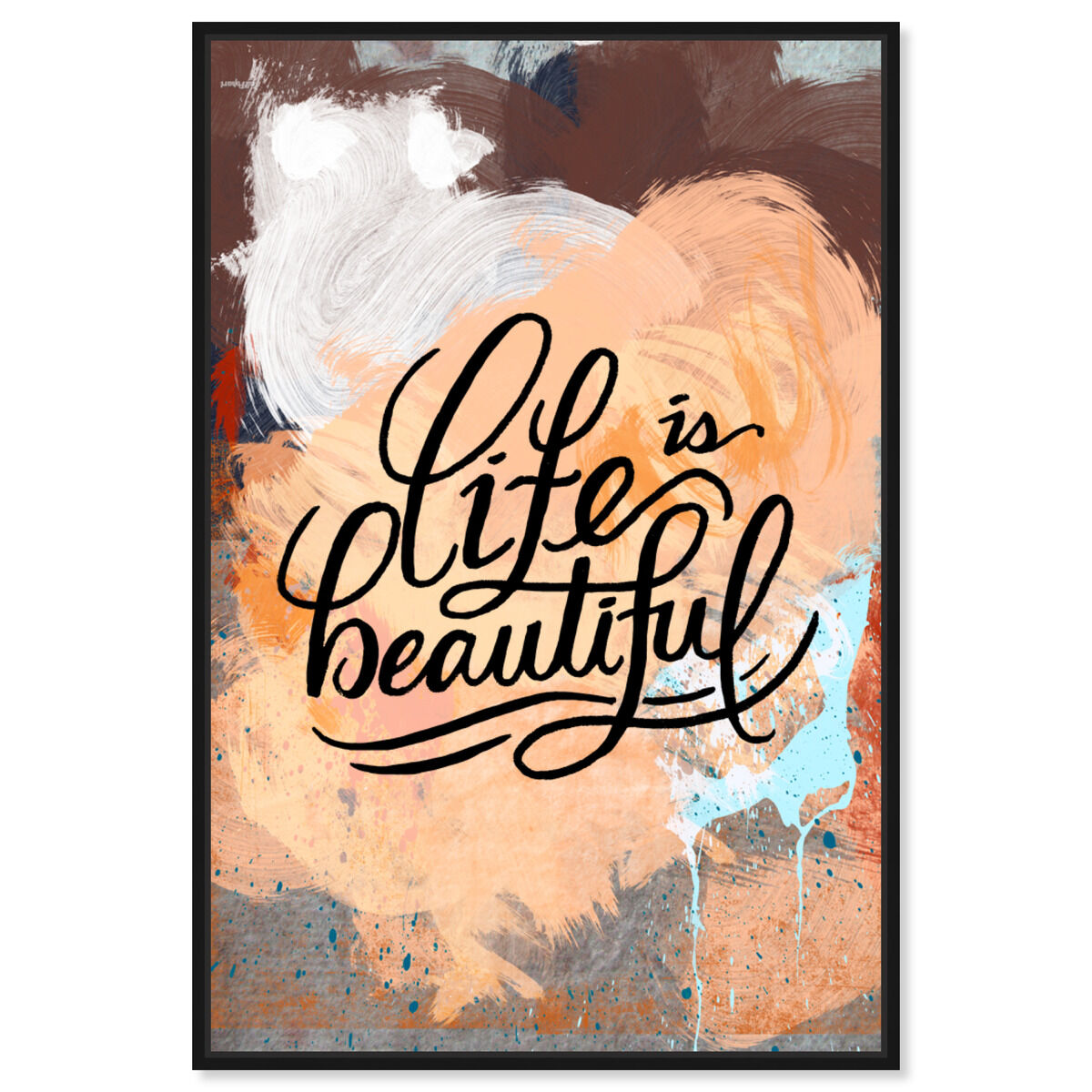 36x54/Framed Canvas/BFL