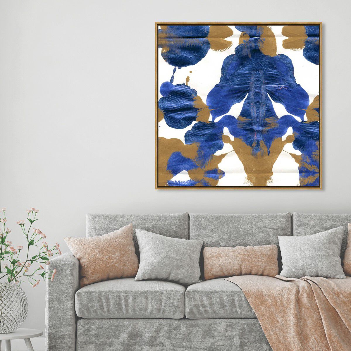 40x40/Framed Canvas/PSGLD