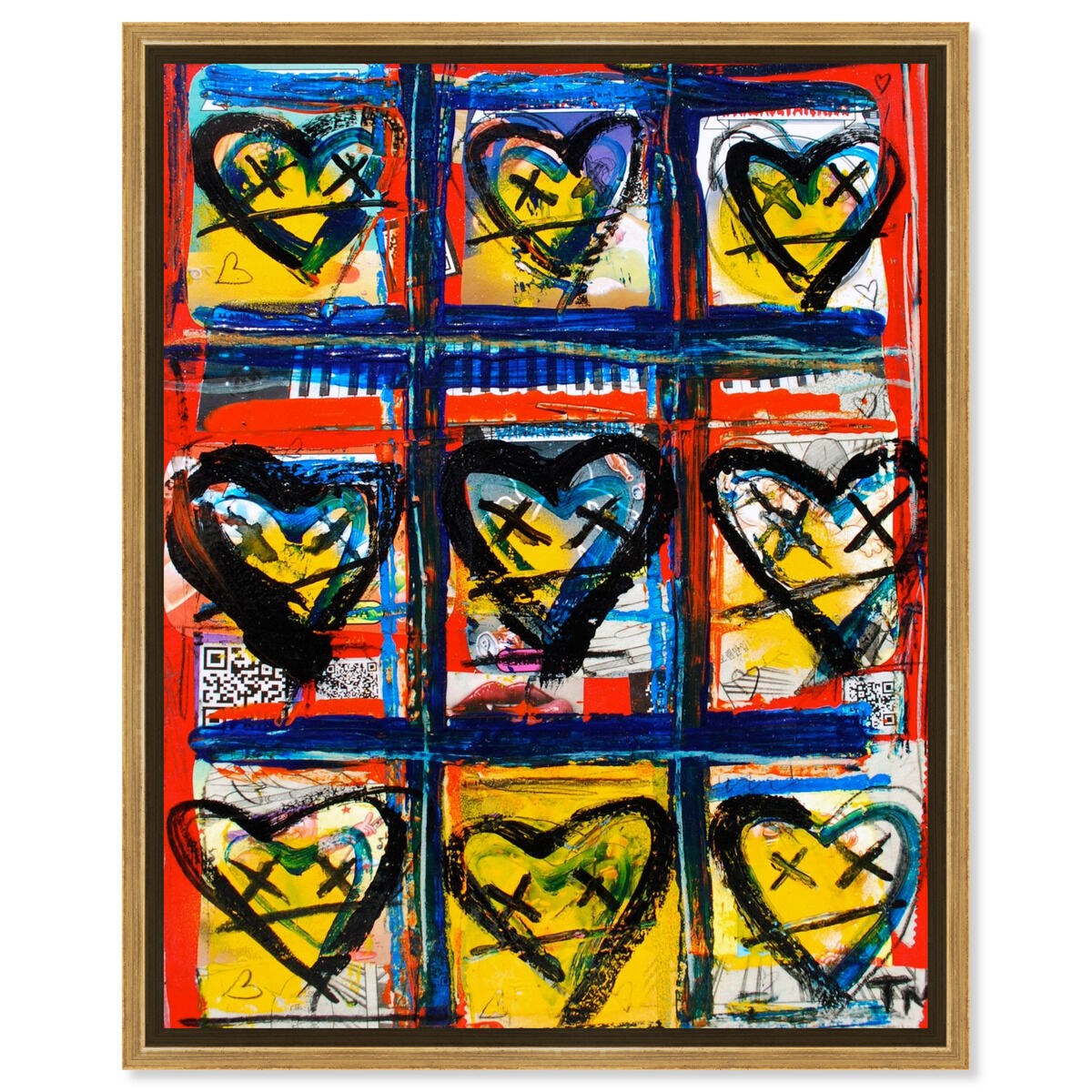 36x45/Framed Canvas/PSGLD