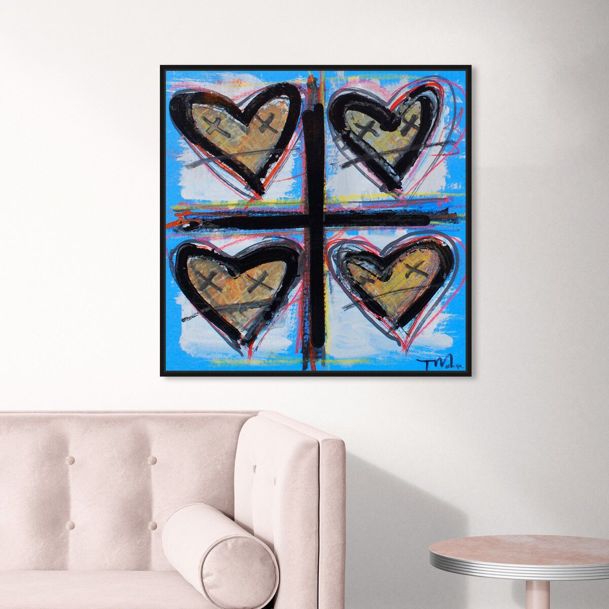 40x40/Framed Canvas/BFL