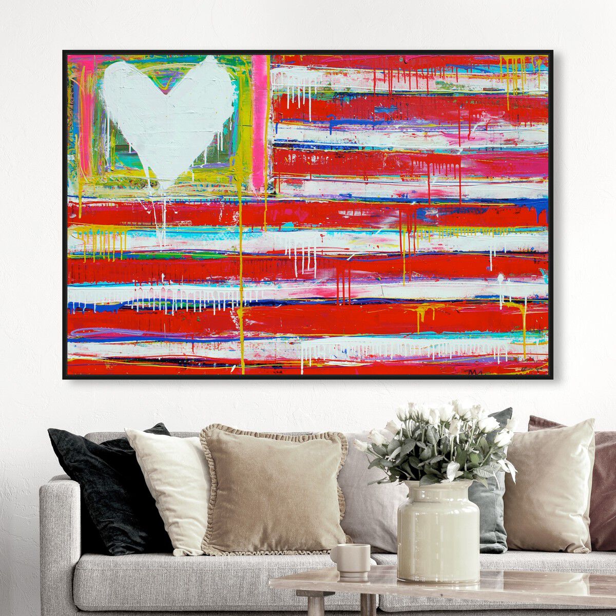 54x36/Framed Canvas/BFL