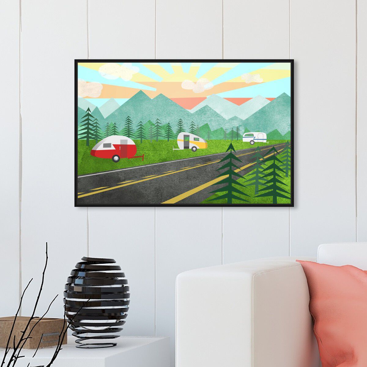 54x36/Framed Canvas/BFL