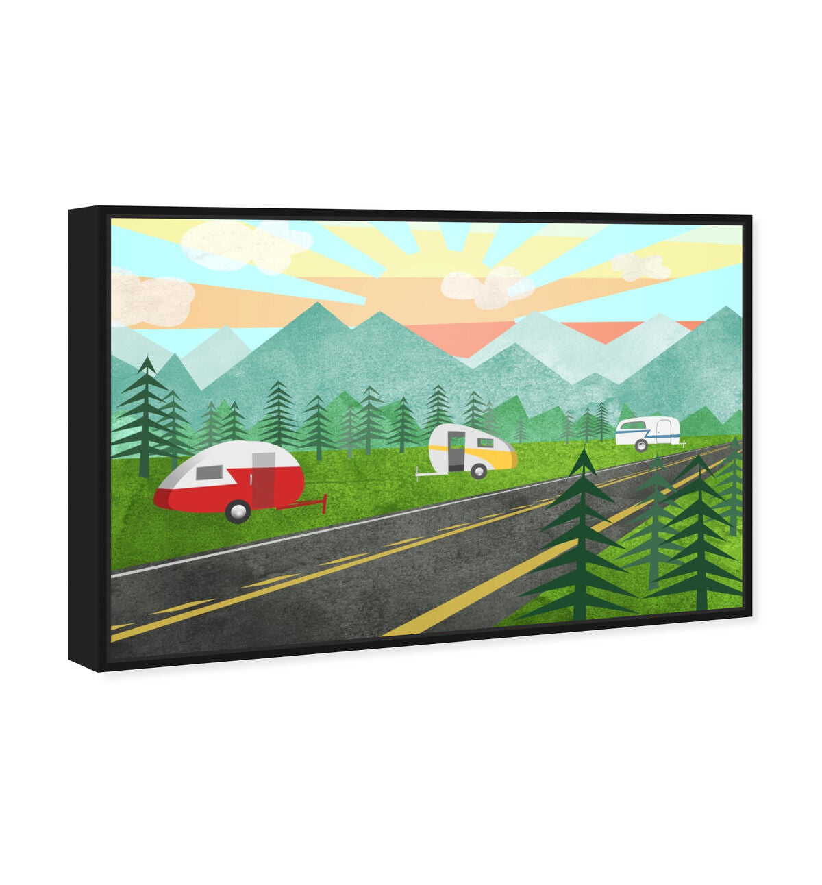 54x36/Framed Canvas/BFL