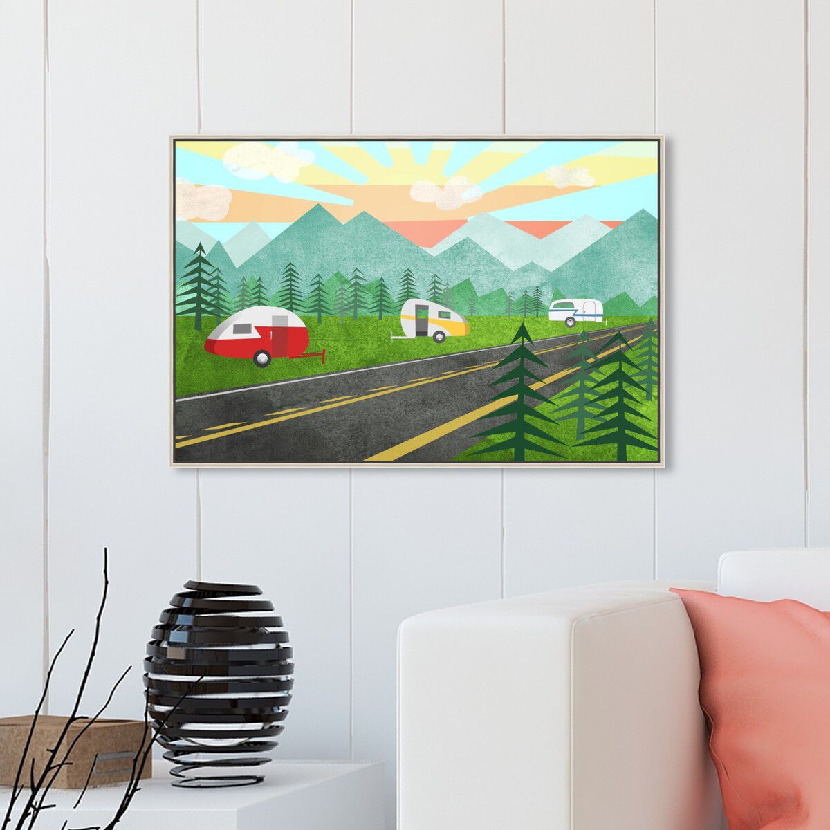 54x36/Framed Canvas/CFL