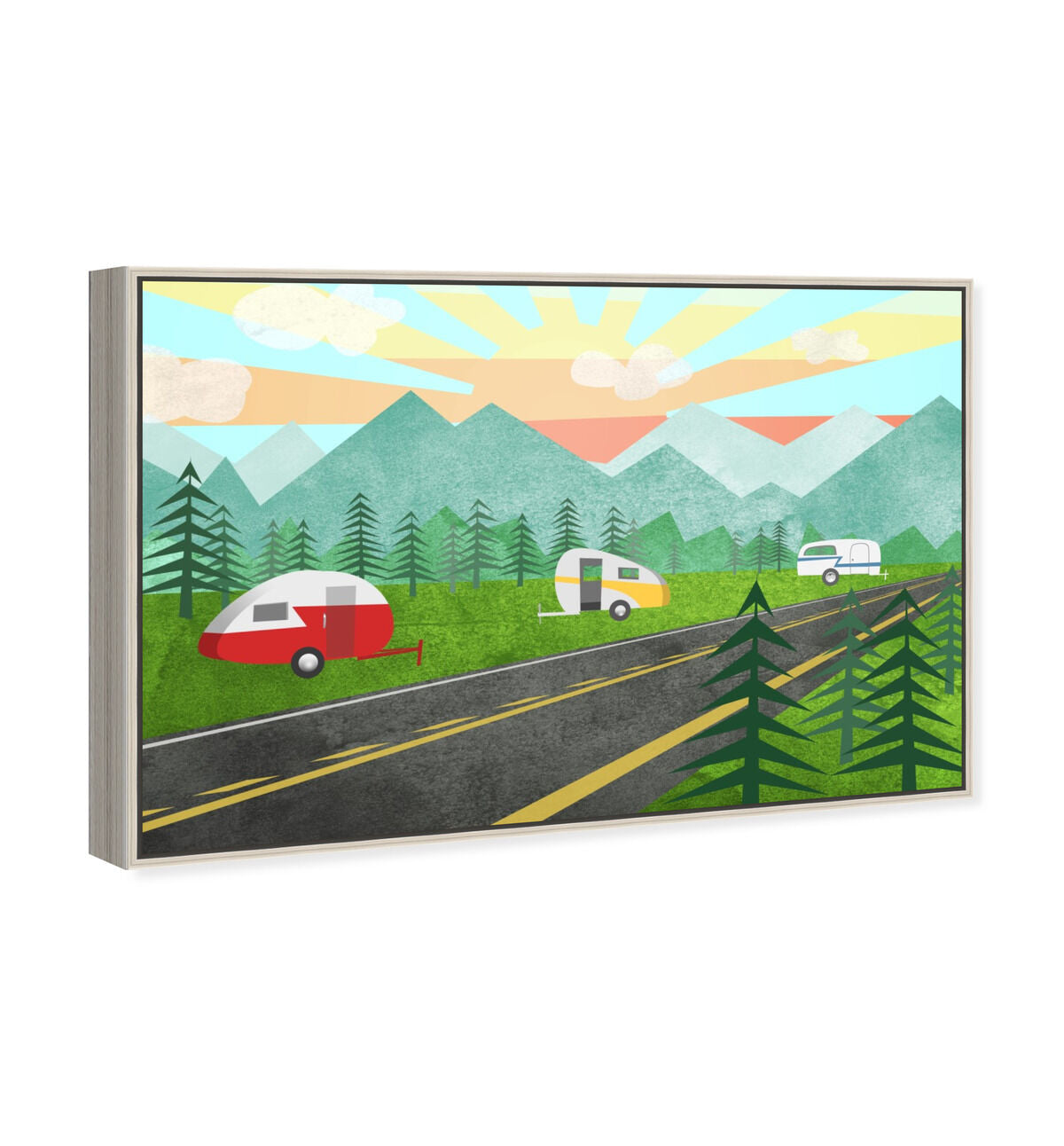 54x36/Framed Canvas/CFL