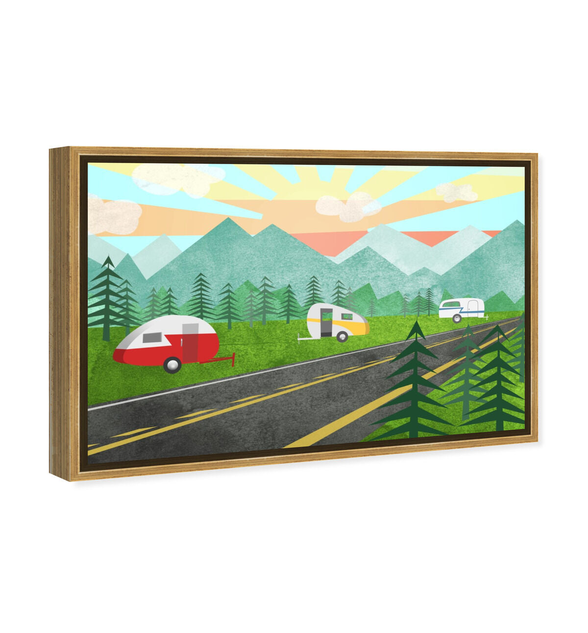 54x36/Framed Canvas/PSGLD