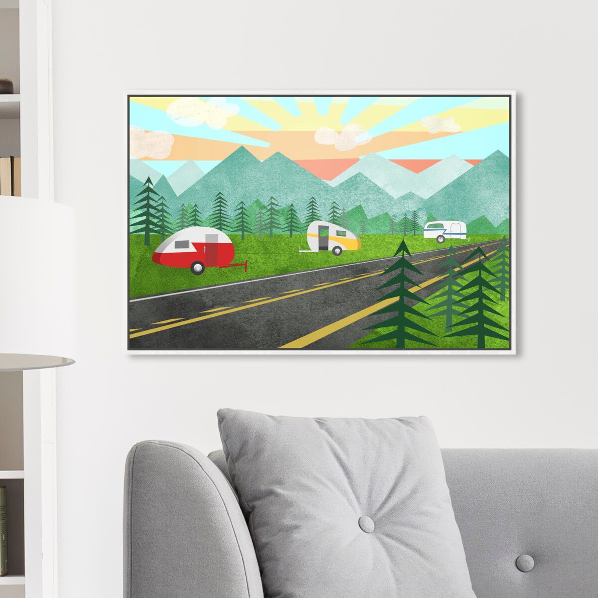 54x36/Framed Canvas/WFL