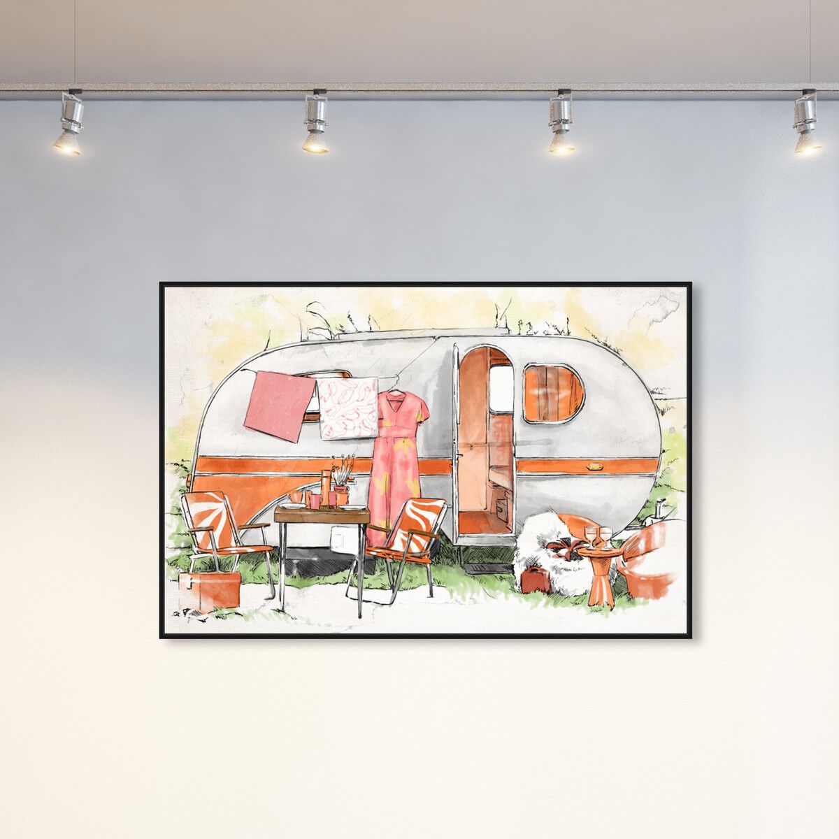 54x36/Framed Canvas/BFL