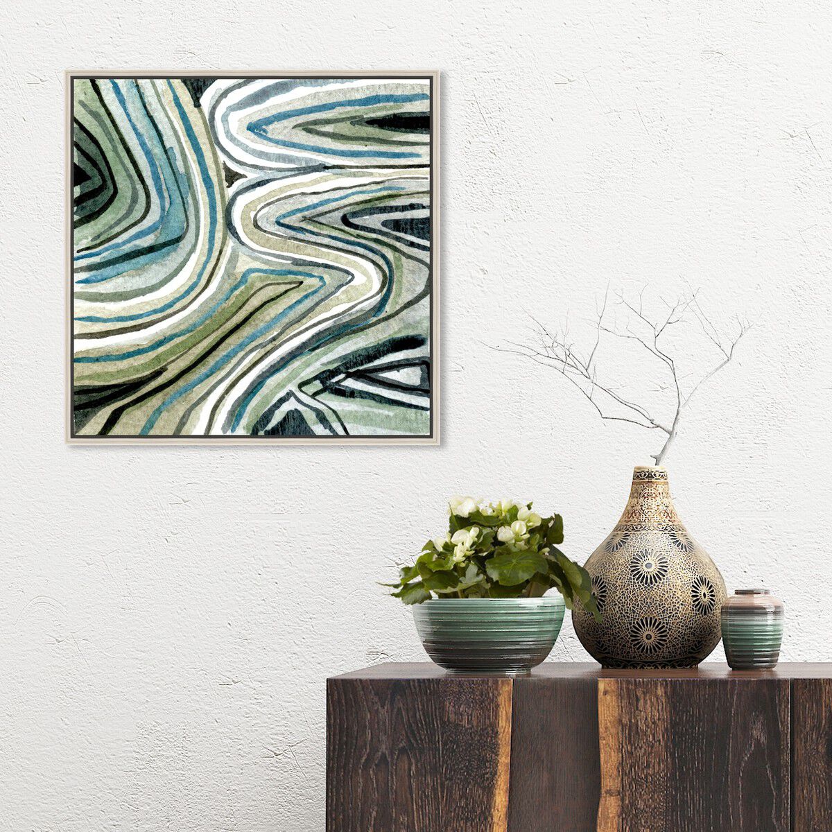 40x40/Framed Canvas/CFL