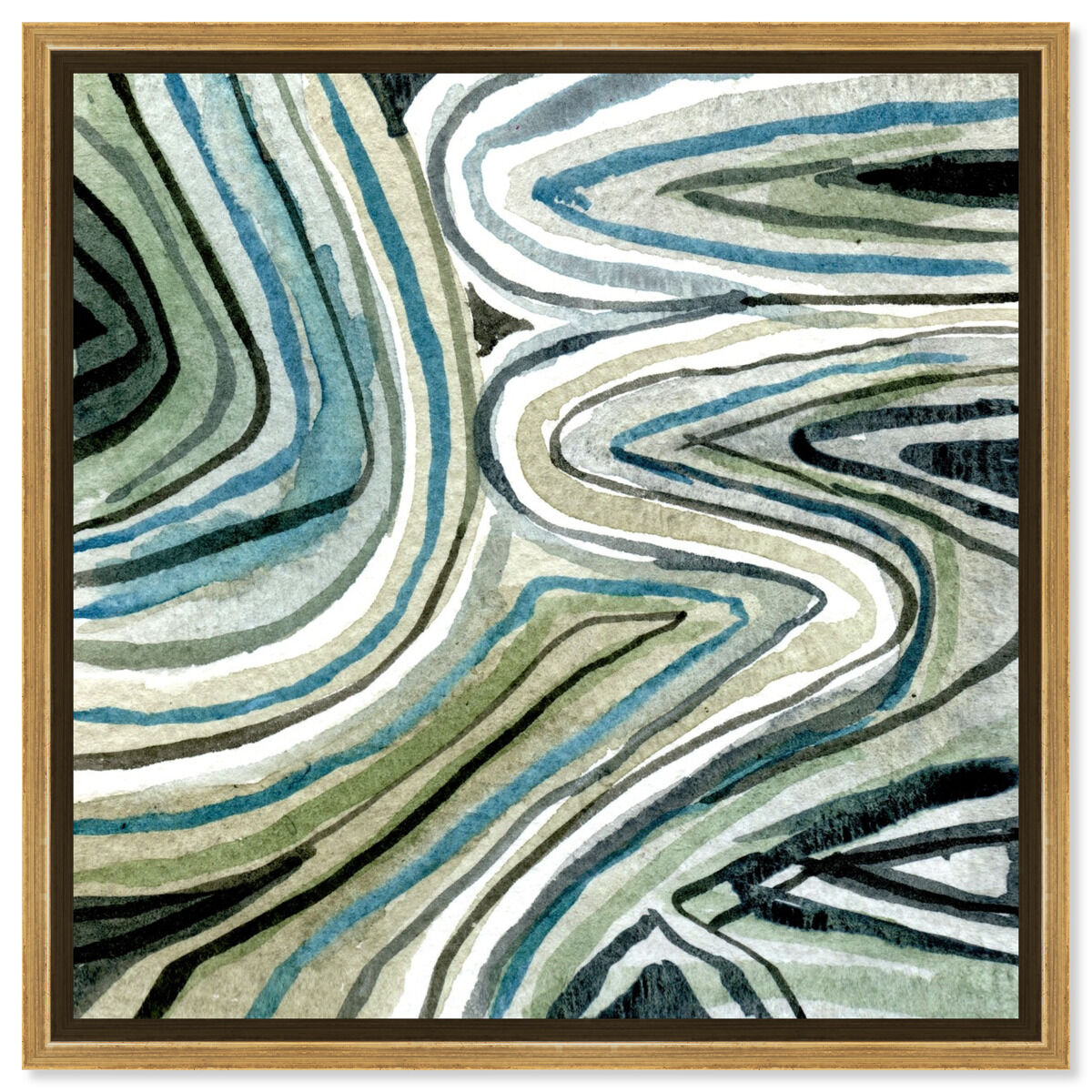 40x40/Framed Canvas/PSGLD