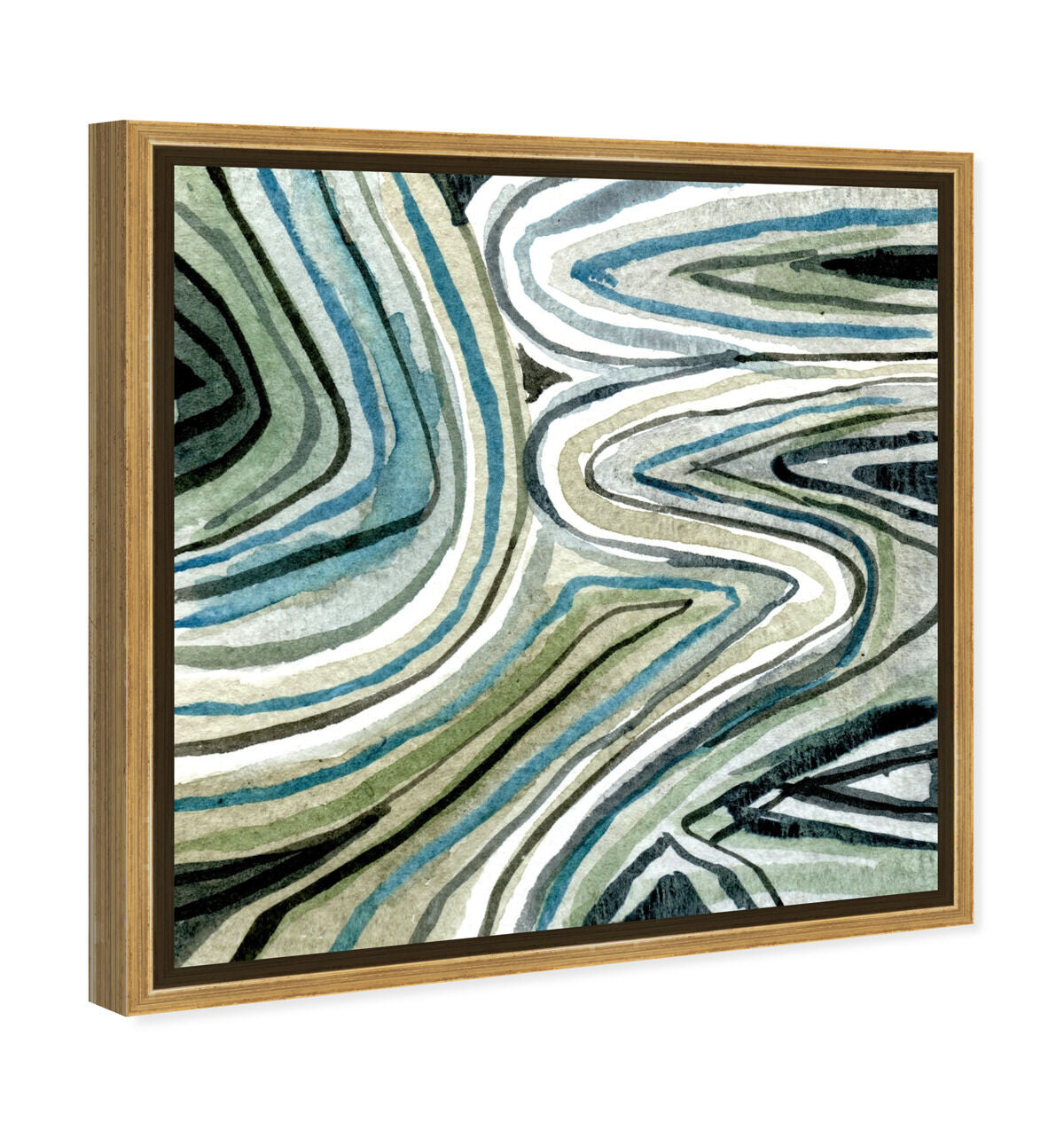 40x40/Framed Canvas/PSGLD