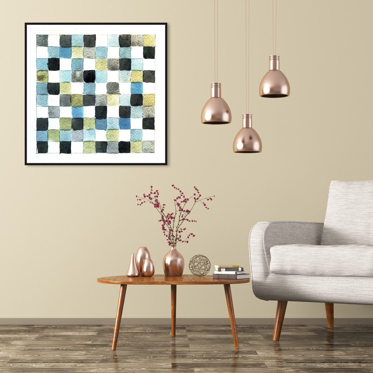 40x40/Framed Canvas/BFL