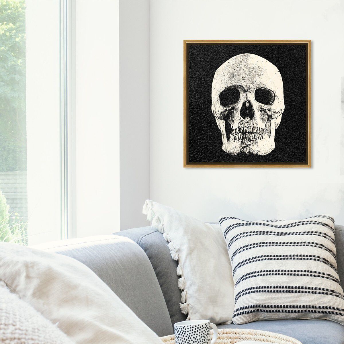 40x40/Framed Canvas/PSGLD