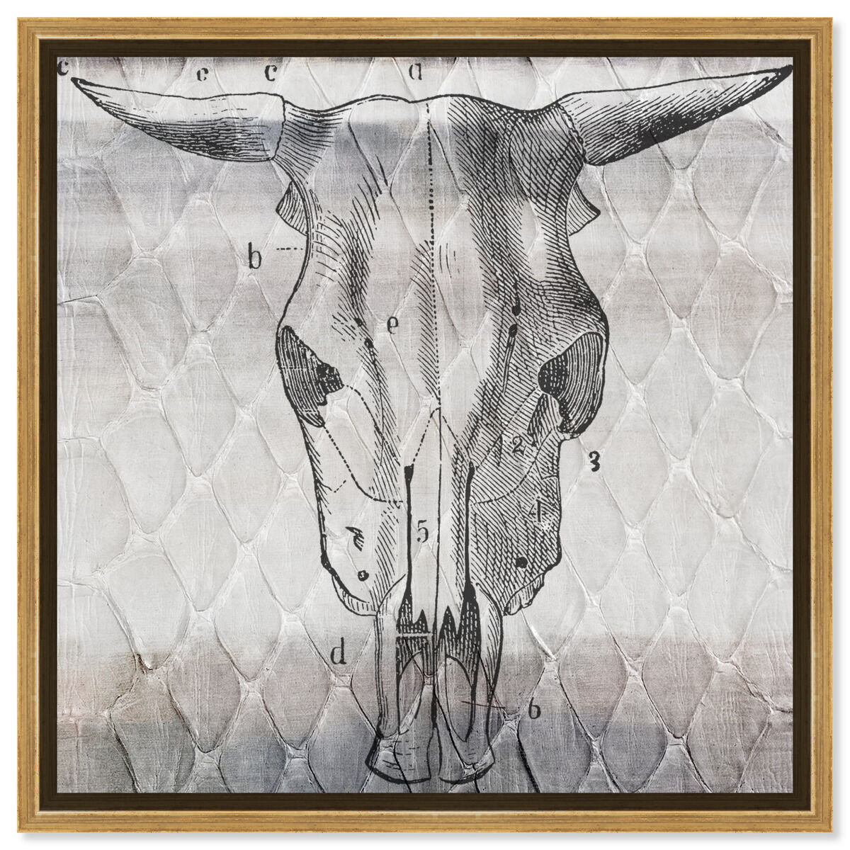 40x40/Framed Canvas/PSGLD