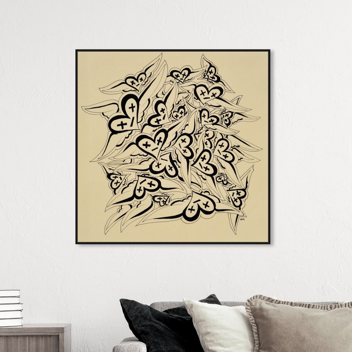 40x40/Framed Canvas/BFL