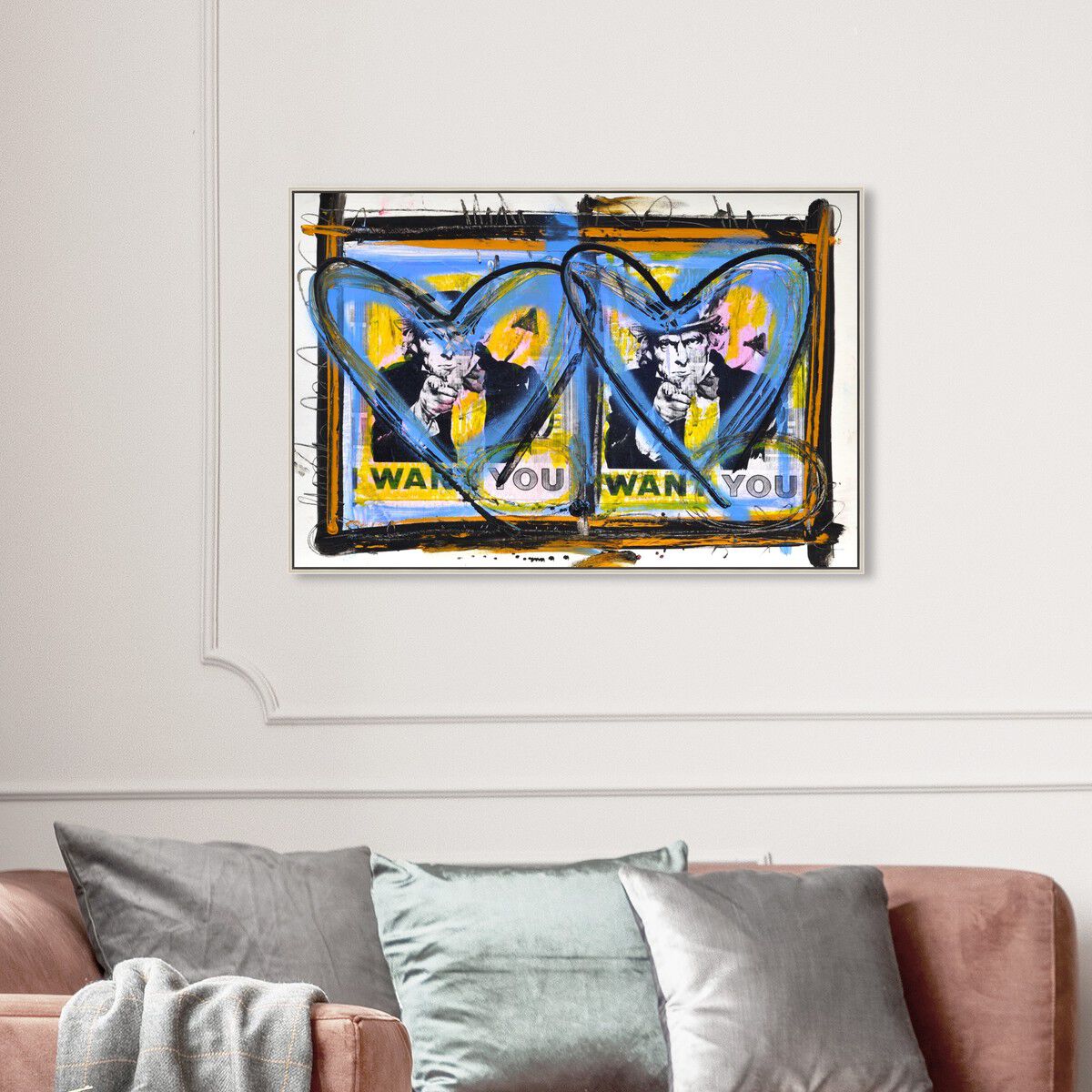 54x36/Framed Canvas/CFL