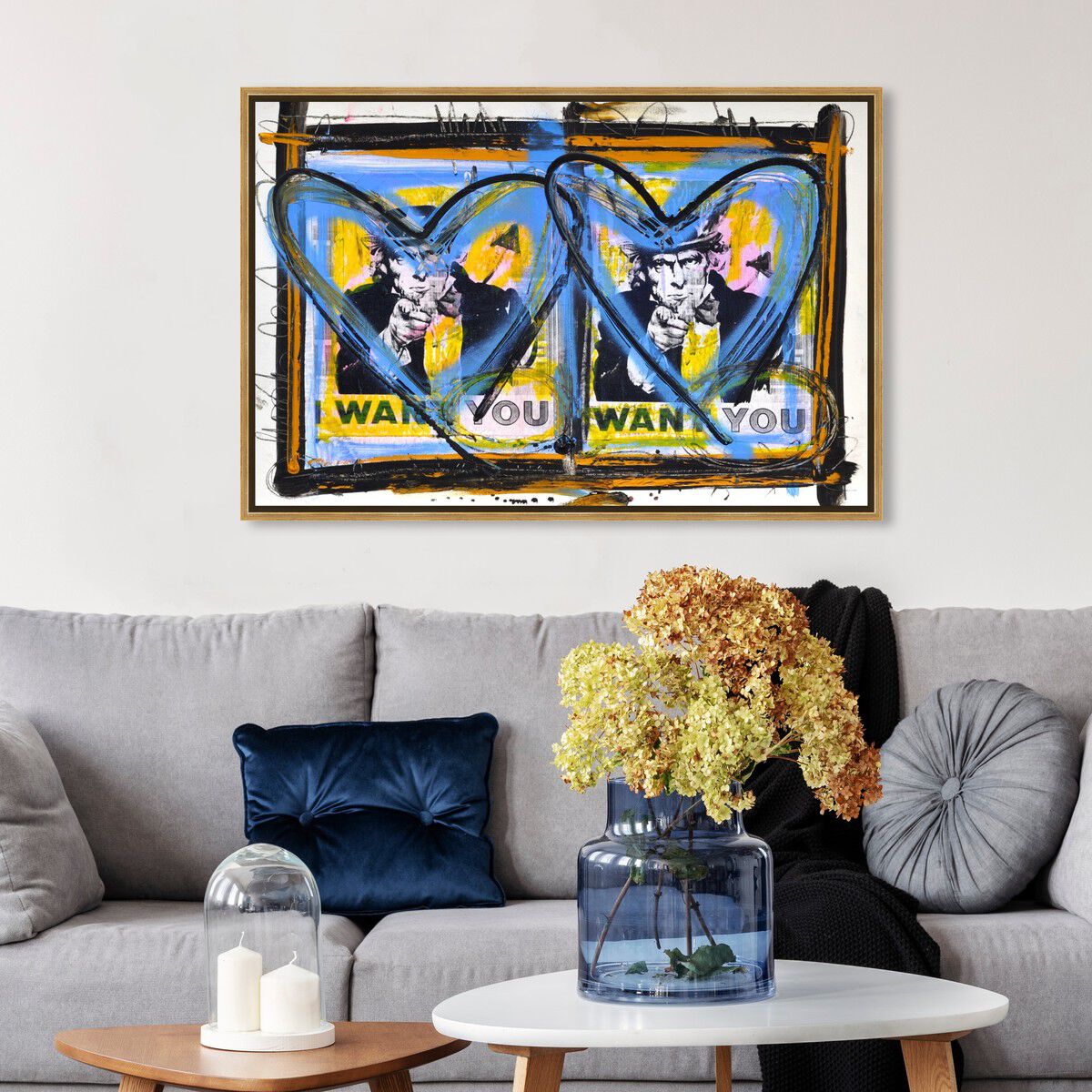 54x36/Framed Canvas/PSGLD