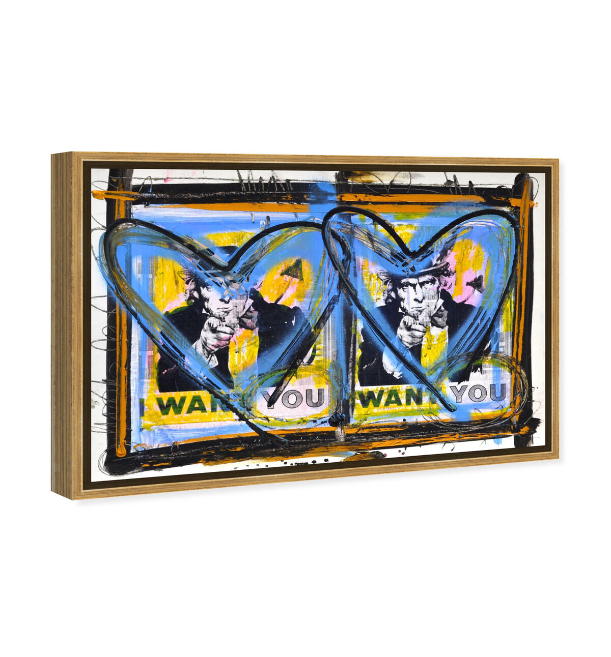 54x36/Framed Canvas/PSGLD