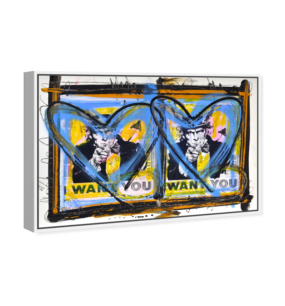 54x36/Framed Canvas/WFL