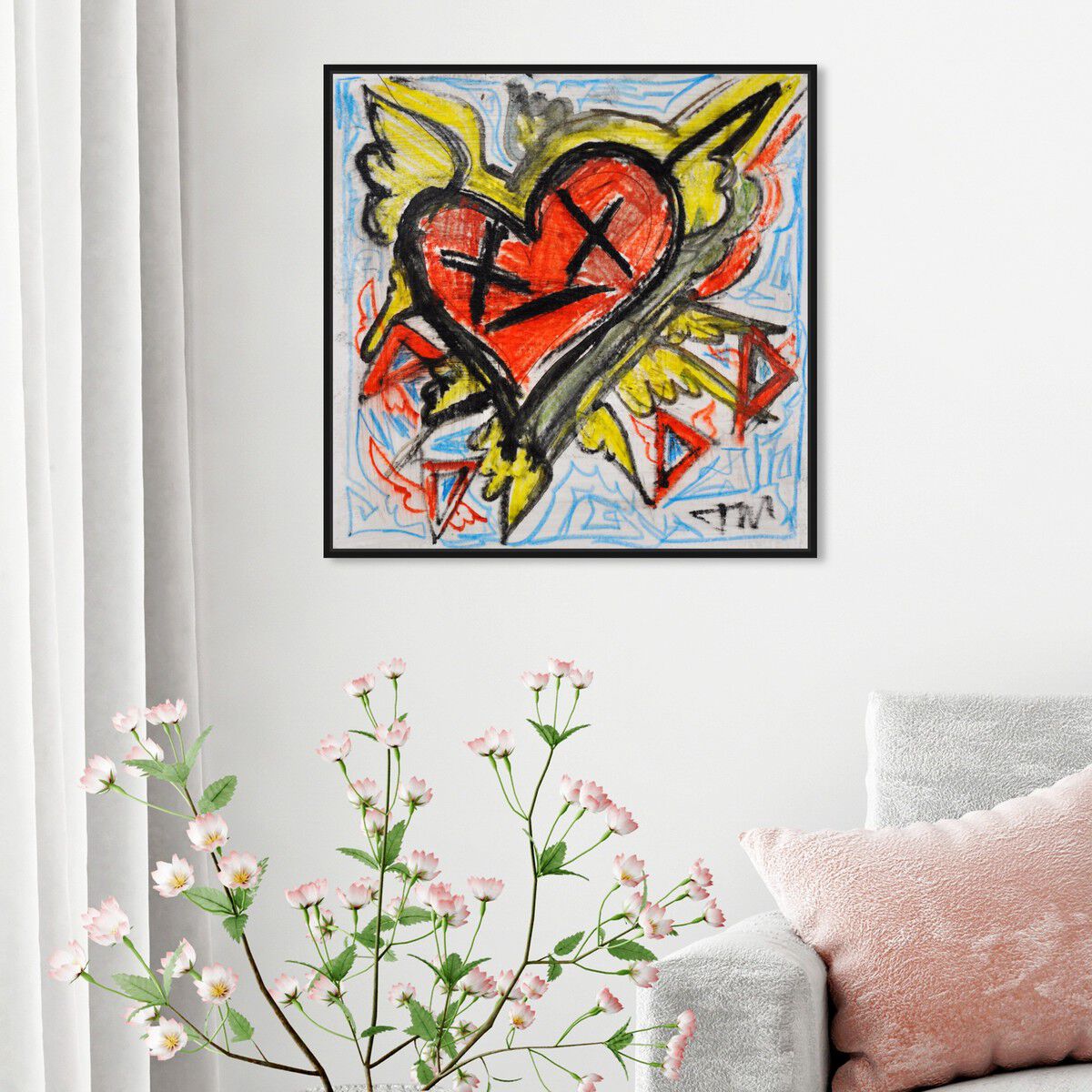 40x40/Framed Canvas/BFL