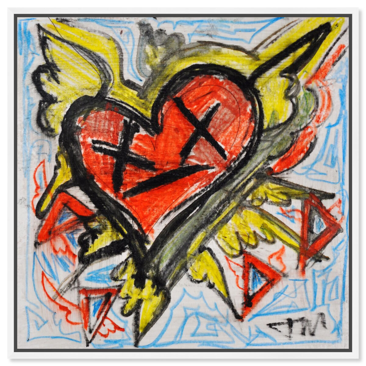 40x40/Framed Canvas/WFL