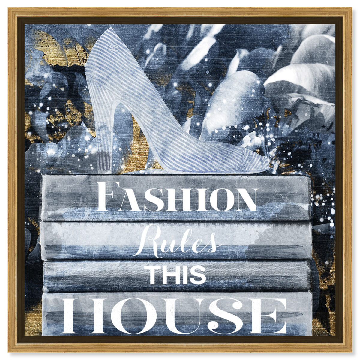 40x40/Framed Canvas/PSGLD