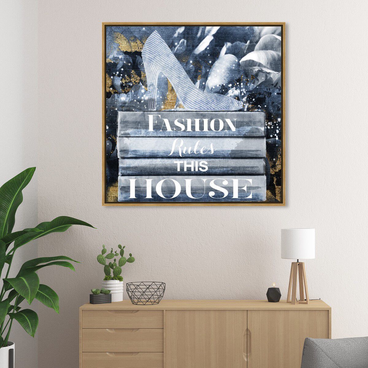 40x40/Framed Canvas/PSGLD