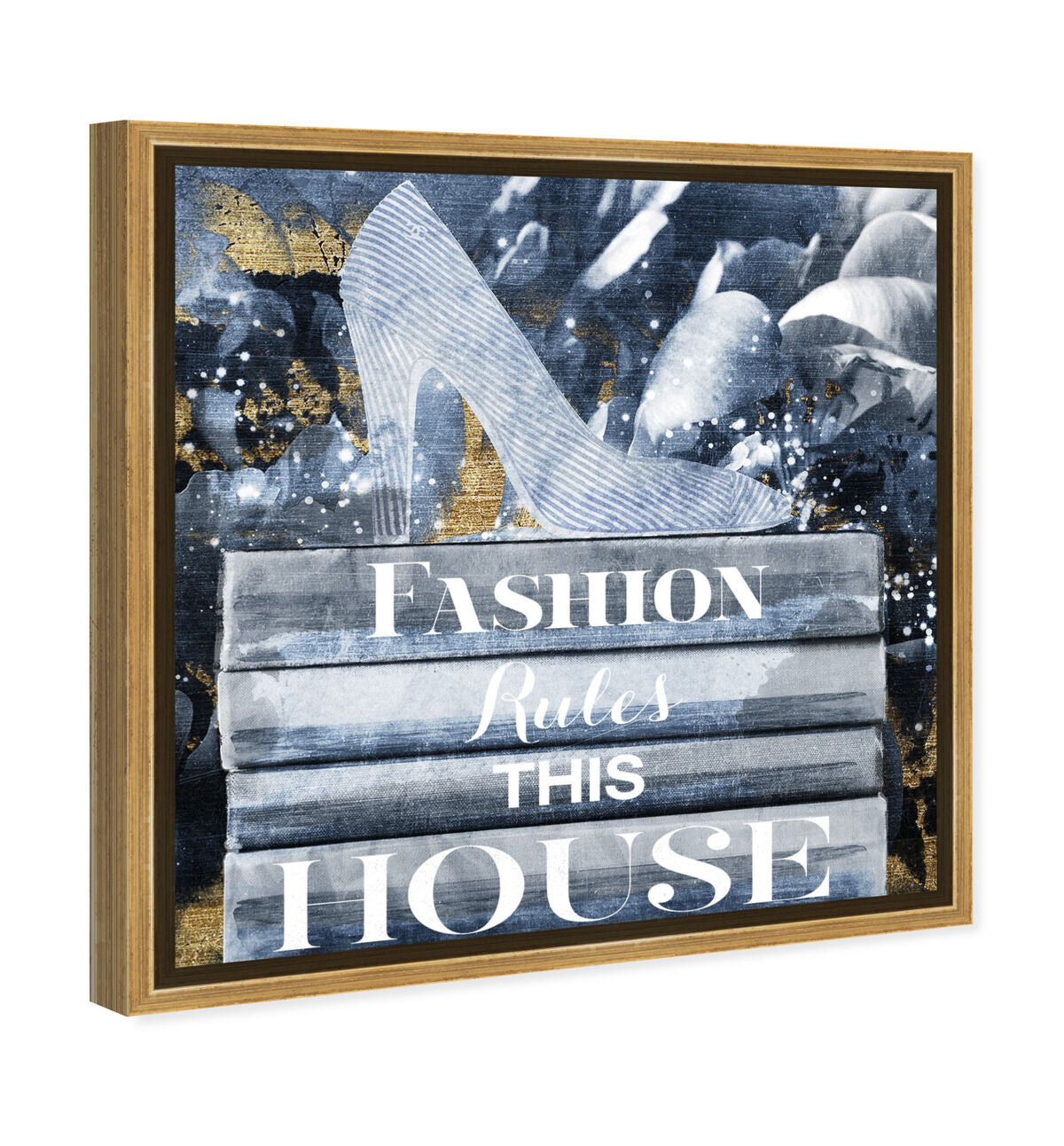 40x40/Framed Canvas/PSGLD