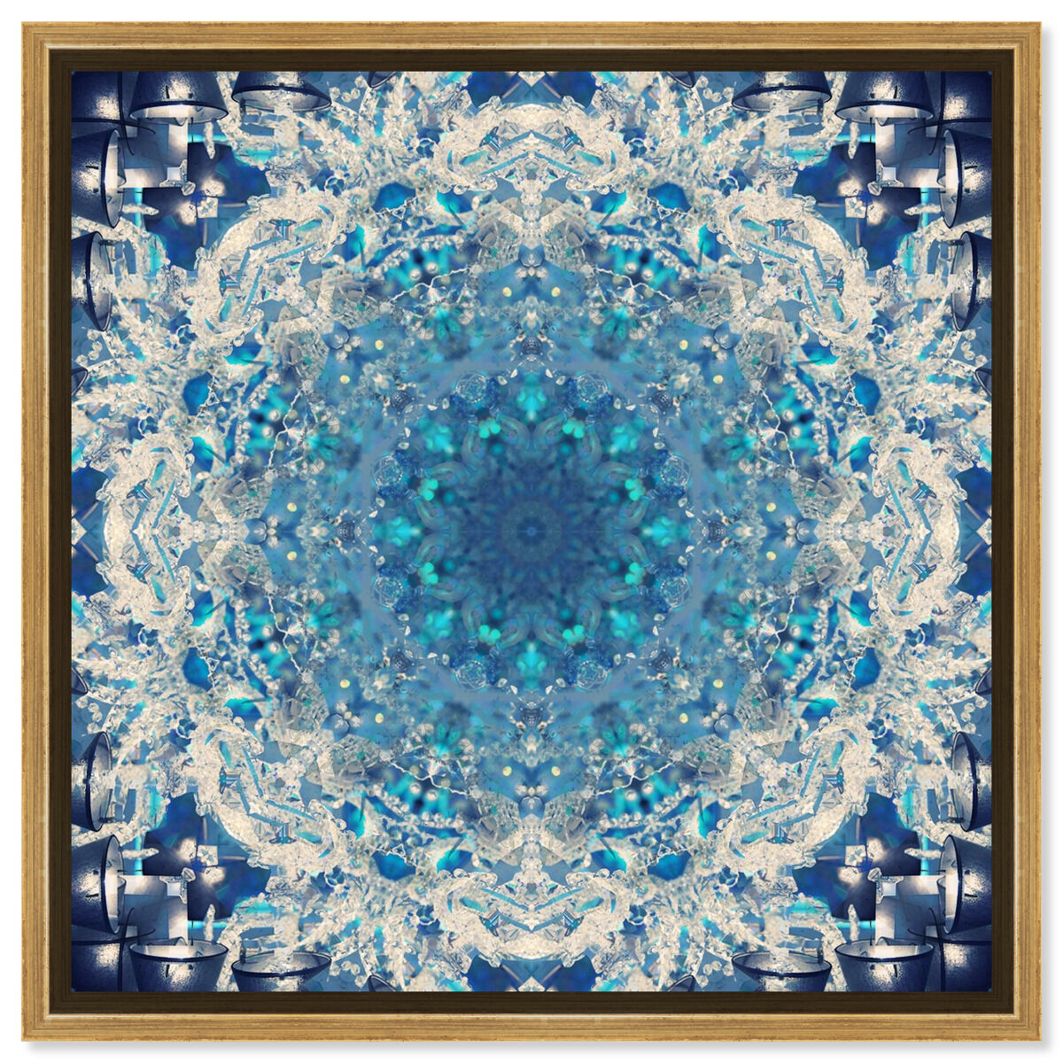 40x40/Framed Canvas/PSGLD
