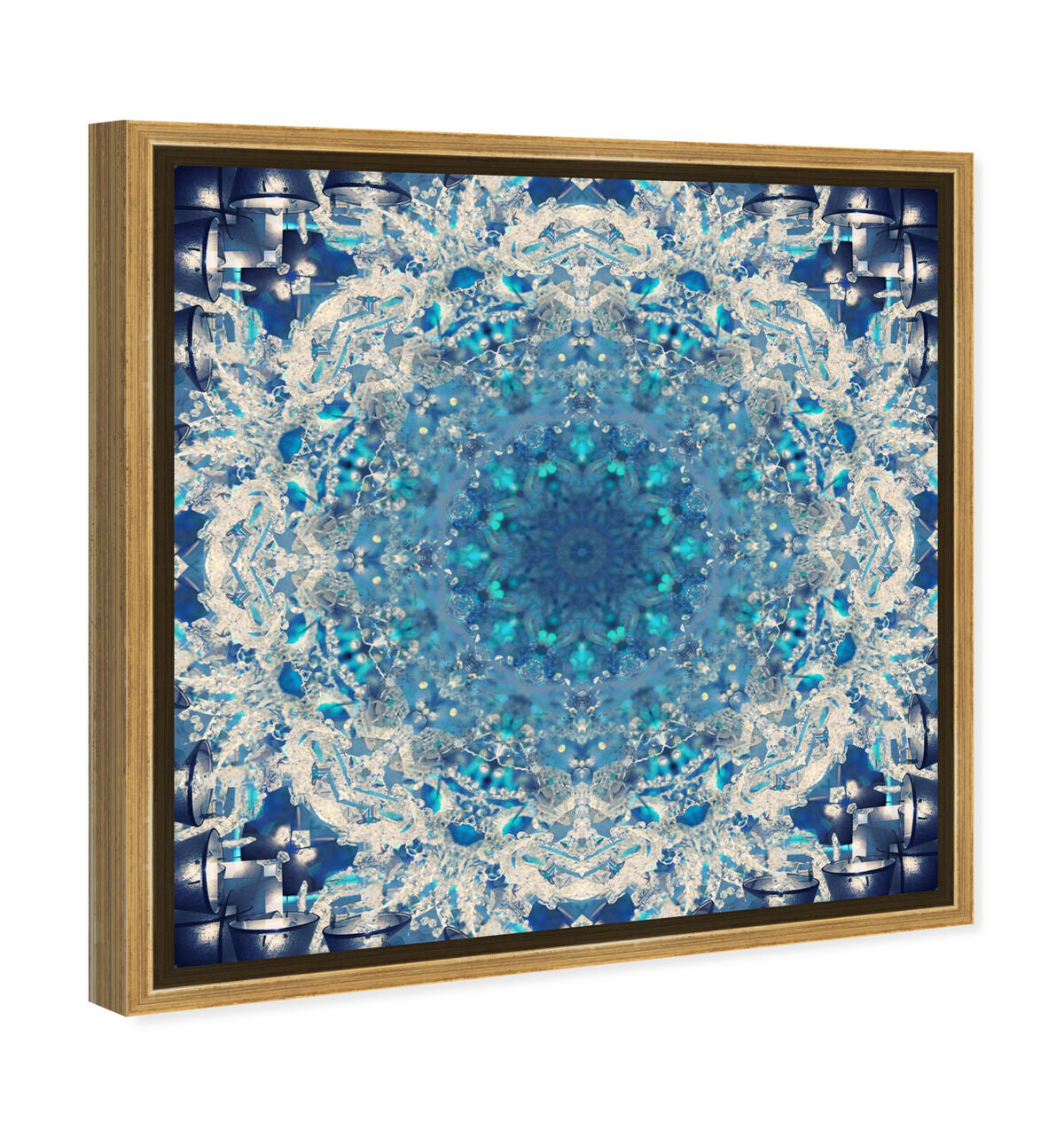 40x40/Framed Canvas/PSGLD