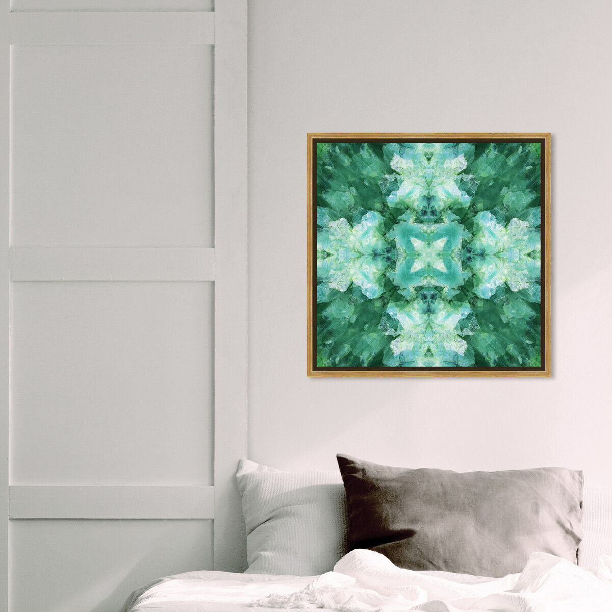 40x40/Framed Canvas/PSGLD