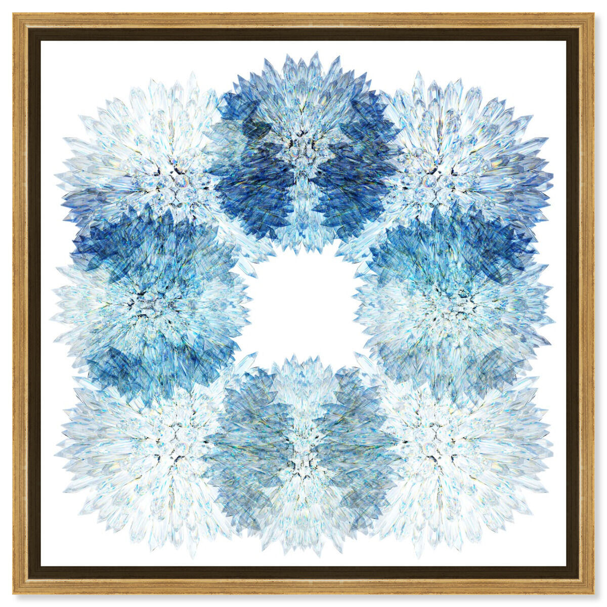 40x40/Framed Canvas/PSGLD