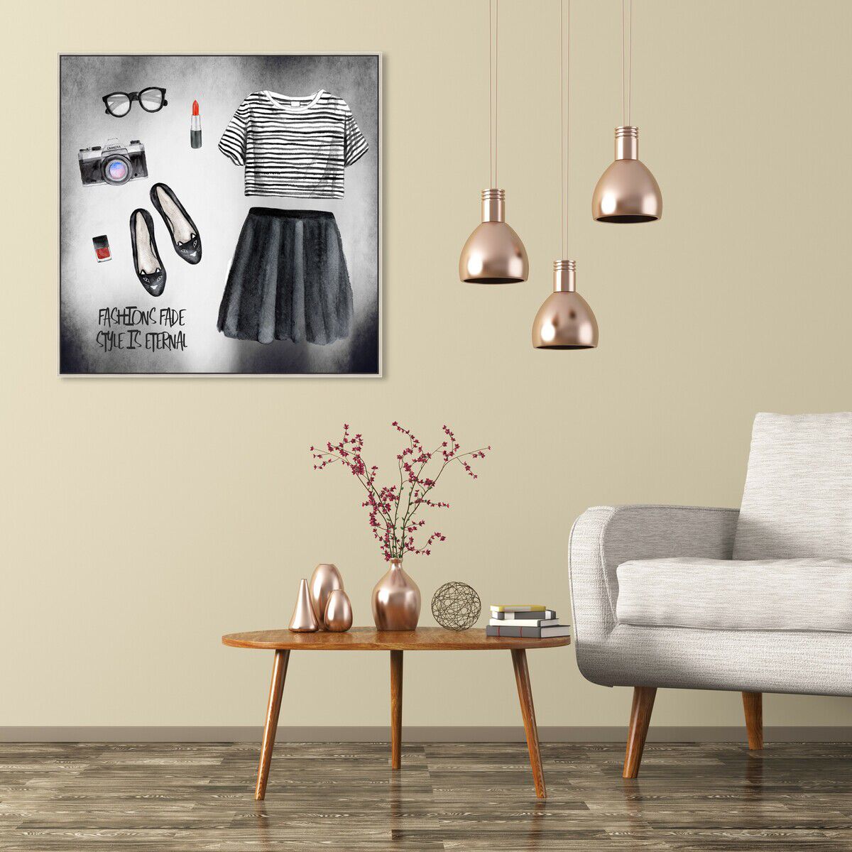 40x40/Framed Canvas/CFL