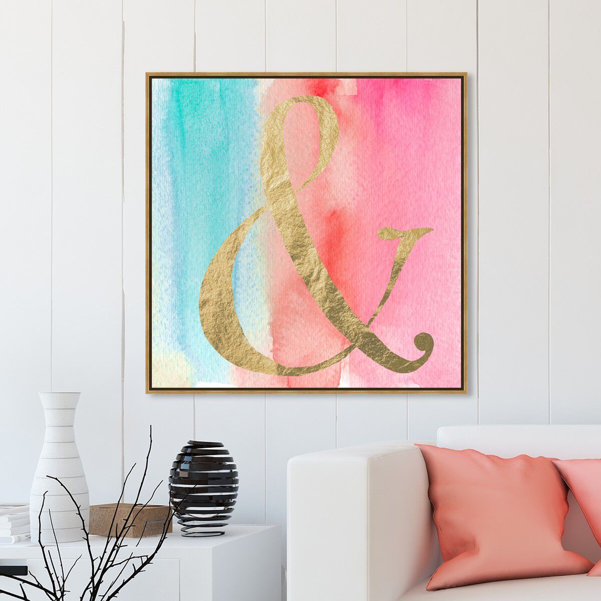 40x40/Framed Canvas/PSGLD