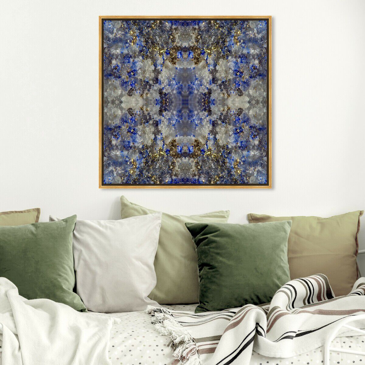 40x40/Framed Canvas/PSGLD