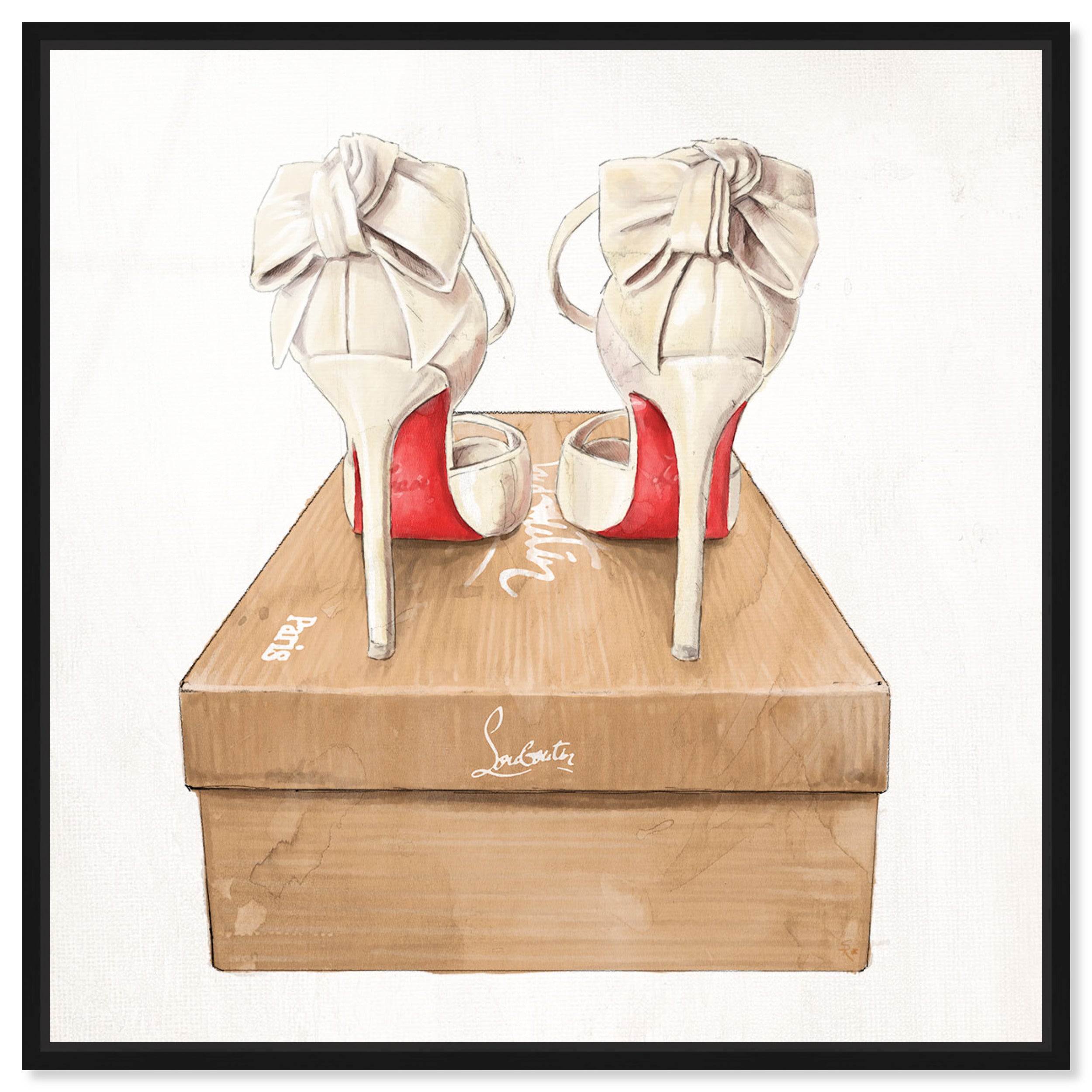【新品】 OliverGal Wedbliss Shoes Wedbliss Shoes I | Wall Art by Oliver Gal