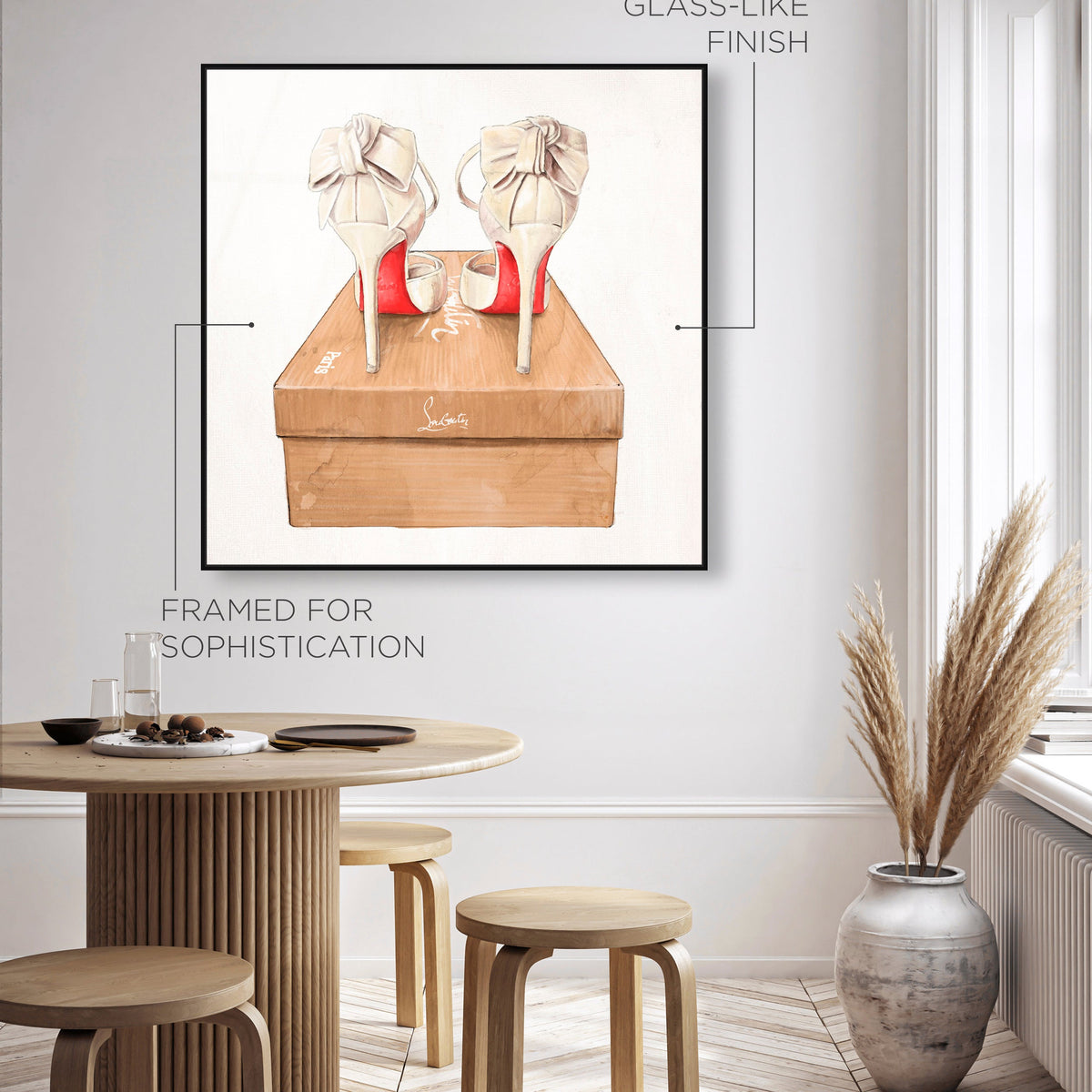 Wedbliss Shoes I | Wall Art by Oliver Gal