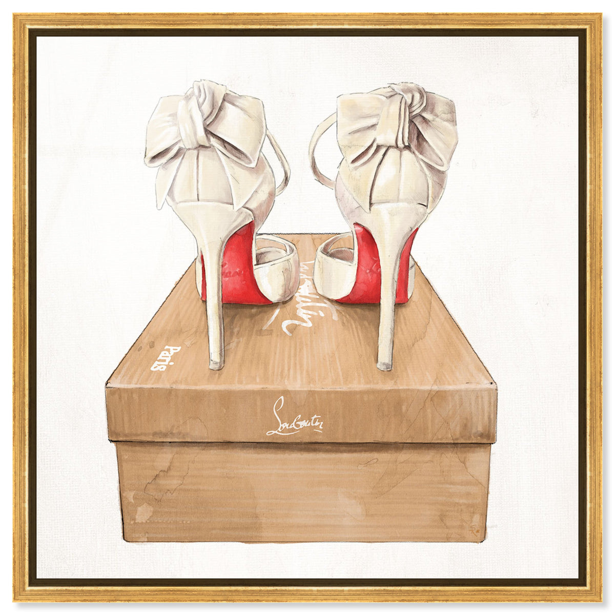 【新品】 OliverGal Wedbliss Shoes Wedbliss Shoes I | Wall Art by Oliver Gal