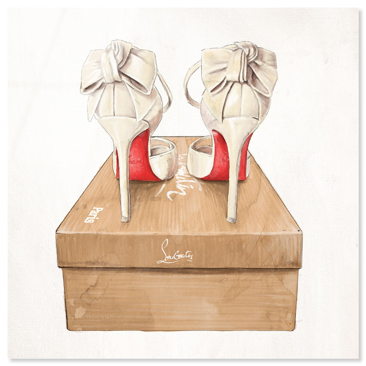 【新品】 OliverGal Wedbliss Shoes Wedbliss Shoes I | Wall Art by Oliver Gal