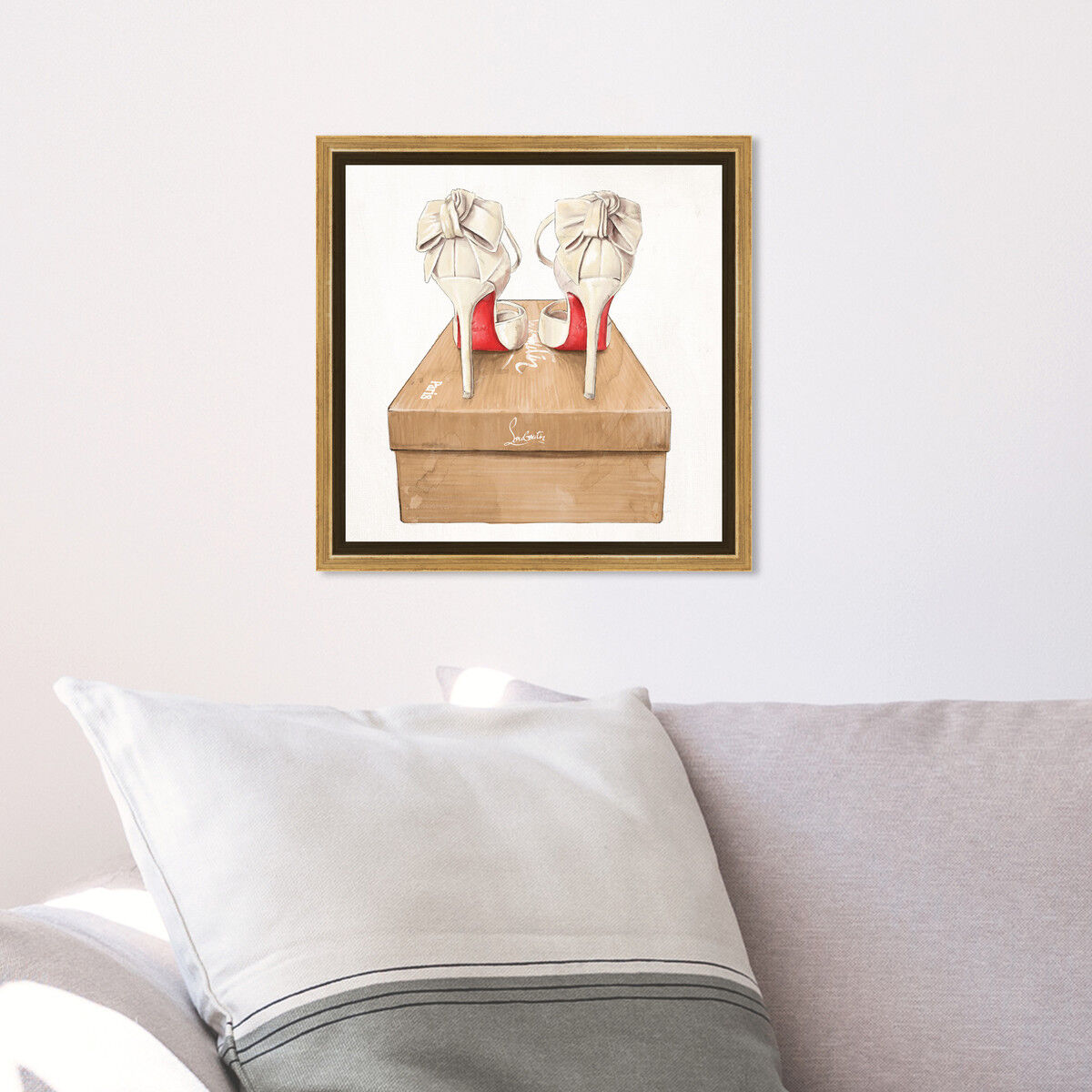 40x40/Framed Canvas/PSGLD