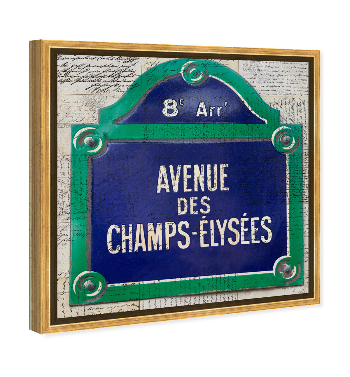 40x40/Framed Canvas/PSGLD