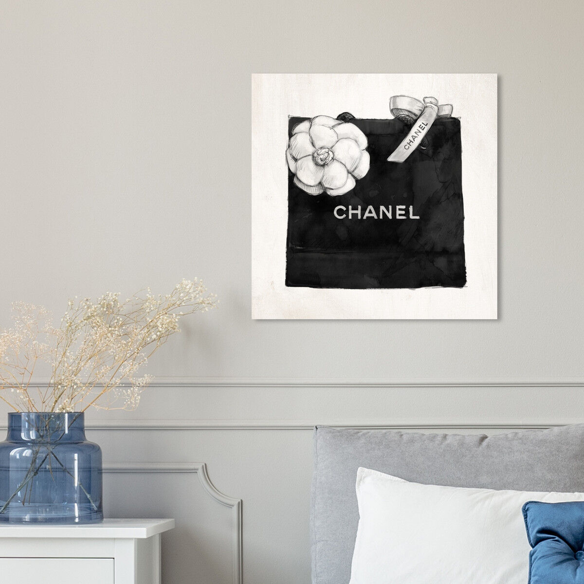 Luxury Shopping Bag I | Wall Art by Oliver Gal