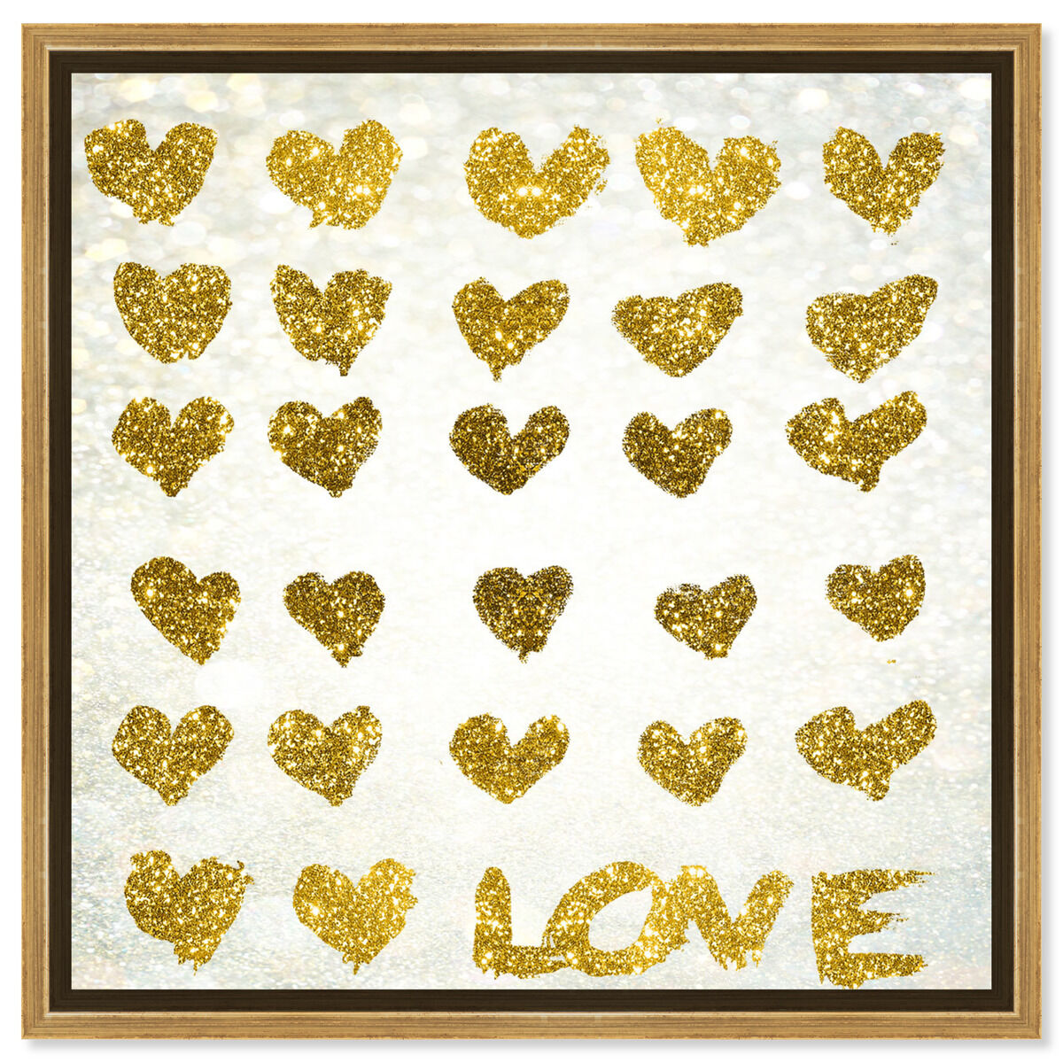 40x40/Framed Canvas/PSGLD