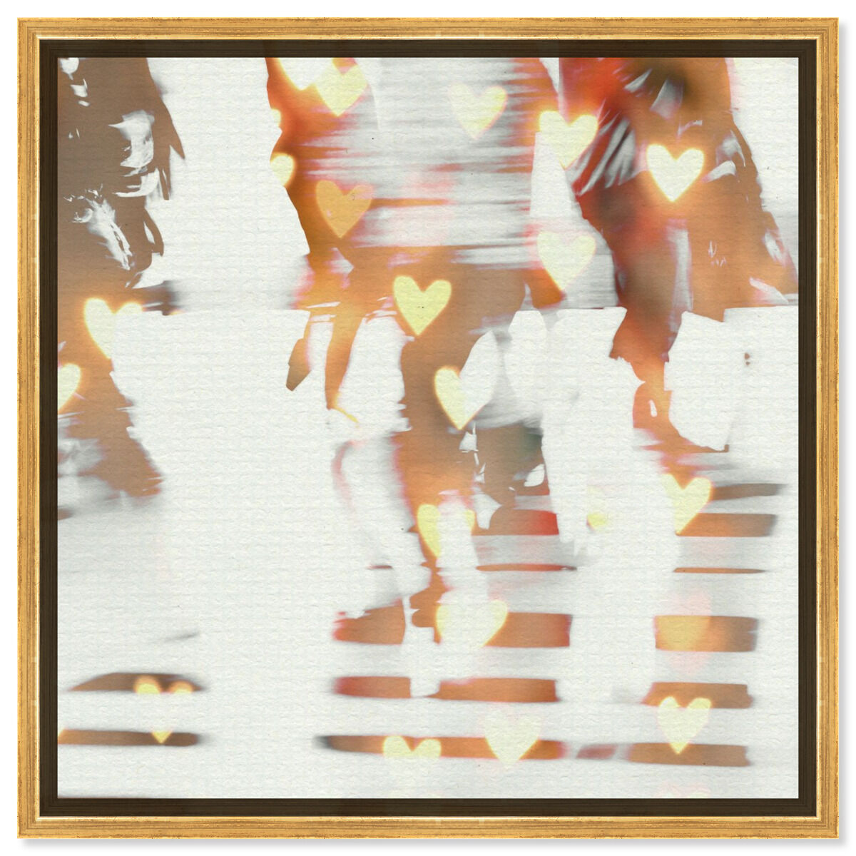 40x40/Framed Canvas/PSGLD