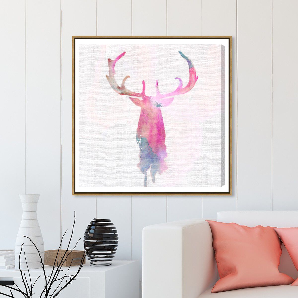 40x40/Framed Canvas/PSGLD
